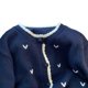thumbnail image 3 of Primavera y otoño nuevo estilo para mujer estilo japonés y coreano dulce reductor de edad versátil hueco amor contraste cuello de encaje chaqueta de mujer top de moda, 3 of 4