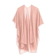 thumbnail image 4 of HBYJLZYG Women's Open Front Kimono Cover Up, Sparkly Lightweight Beach Shawl, Sheer Summer Vacation Cardigan, Versatile Swimsuit Cover Up, Trendy Resort Wear, 4 of 9