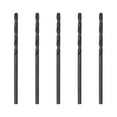 thumbnail image 1 of 6542 Alta Velocidad Acero Recto Vástago Helicoidal Taladro, Totalmente Rectificado Negro Óxido Taladro Brocas 1,7mm Perforación Diámetro 42mm Total Longitud 5uds, 1 of 5