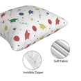 thumbnail image 4 of Throw Pillow Covers, graduation hat Soft Square Pillow Cases with Invisible Zipper for Couch Bed Sofa, Farmhouse Fall Home Decor, 4 of 7