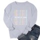 thumbnail image 5 of Uootdi 100 Days of School Long Sleeve Shirts for Women Womens Teacher Graphic Tops Happy 100 Days of School Sweatshirt Gift, 5 of 6