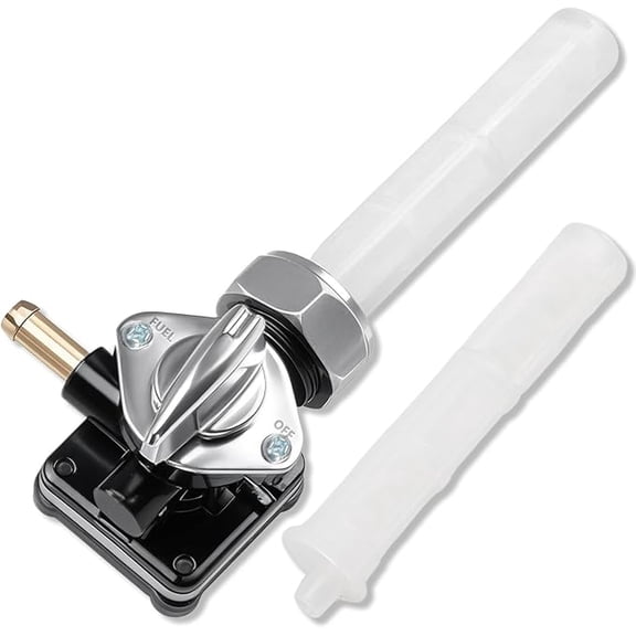 Motorcycle Fuel Valve Petcock with Male Thread 61338-94D for Harley FXST FLST FXD FLT 1995-2001 for 1340cc for Harley Vacuumed Petcock Valve Switch Gas Fuel Shut Off Valve