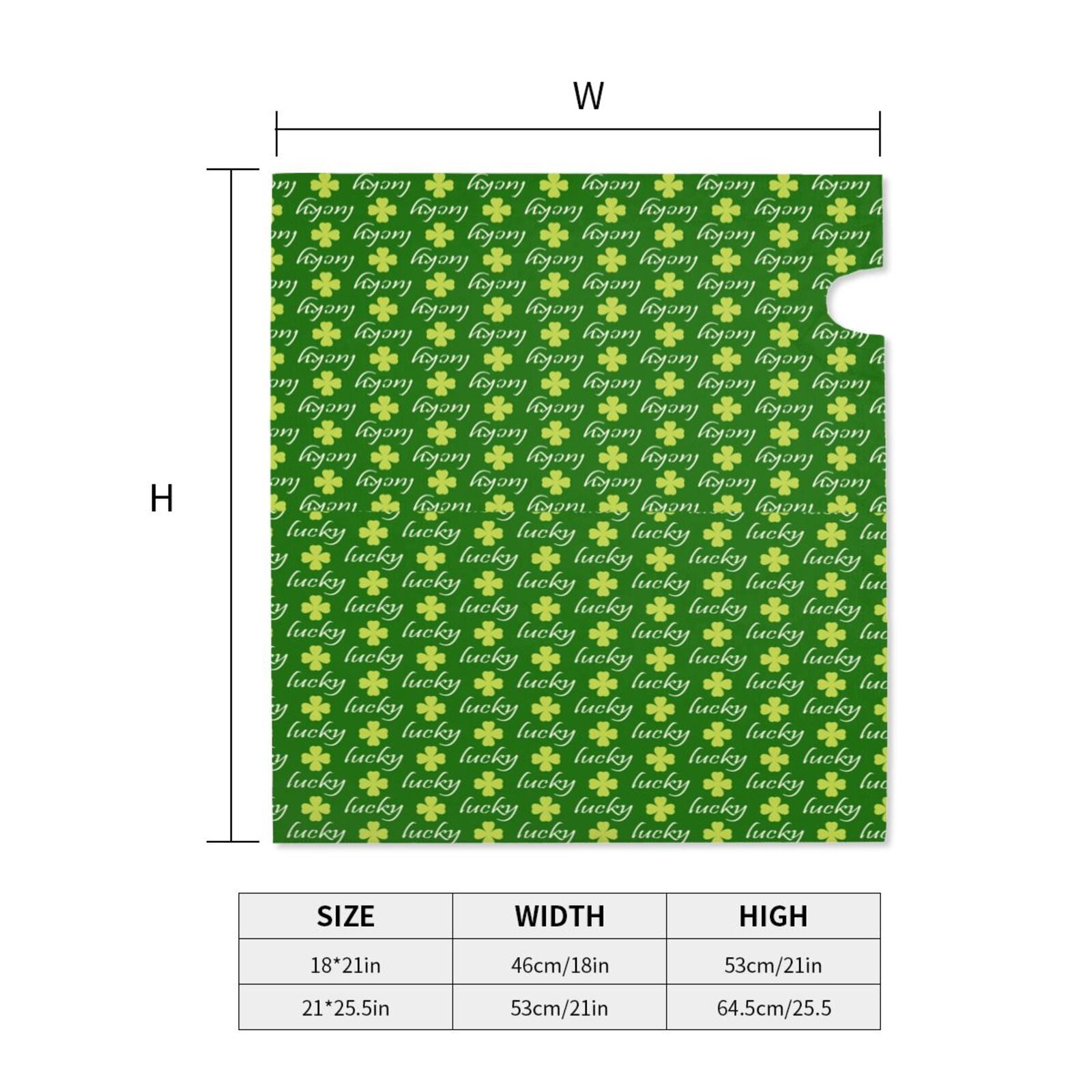 Xecao Happy St. Patrick's Day for Mailbox Cover with Magnetic Strips, Waterproof and Sunscreen, Adds a Decorative Touch to Your Garden Yard-21x18 in