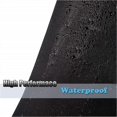 thumbnail image 3 of Lawn Mower Cover - Heavy Duty 210D Polyester Oxford, Waterproof, UV Resistant, Universal Size Tractor Cover Fits Decks up to 55 with Storage Bag, Blac, 3 of 5