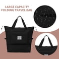 thumbnail image 3 of Sywqhk Bolsa De Viaje Bolsa De Deporte Plegable De Gran Capacidad Bolsa Impermeable Para Mujer (Negro) Sywqhk Para estrenar, 3 of 6