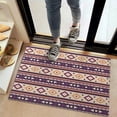 thumbnail image 2 of Teal Triangular and Diamond Shaped Geometric Boho Door Rugs,Washable Non Slip Door Mats Indoor,Decorative Door Mats,Entry Mat Indoor for Entrance,Bedroom,Kitchen,Bathroom,20"x32", 2 of 6
