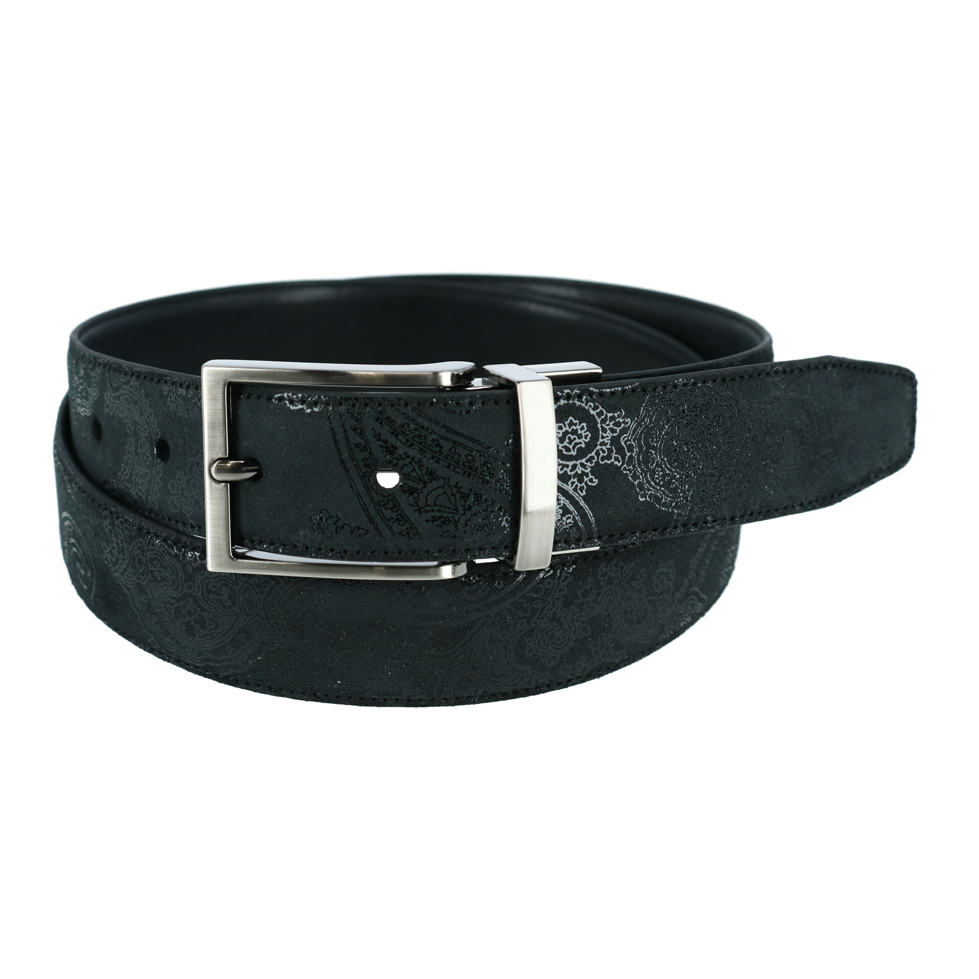 Tallia Paisley Print Reversible Belt 