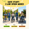 thumbnail image 7 of ESKUTE T300M Electric Tricycle for Beginners, Folding 3-Wheel E-Bike with 250W Motor, 302Wh Battery, 12 MPH , 16" x 3.0 Fat Tires, Step-Thru, Black, 7 of 7
