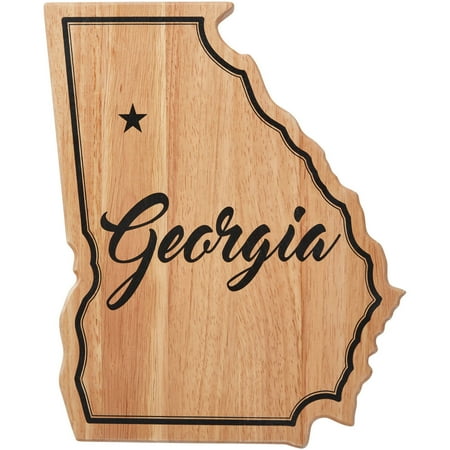 Shaped Board - Farberware Georgia Stat Shaped Rubber Wood Cutting Board
