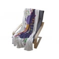 thumbnail image 4 of Modern Soft Flannel Fleece Throw Blanket, Yoga Posing Girl with Happy Words Calm Your Mind Themed Image, Cozy Plush for Indoor and Outdoor Use, 70" x 90", Multicolor, by Ambesonne, 4 of 6
