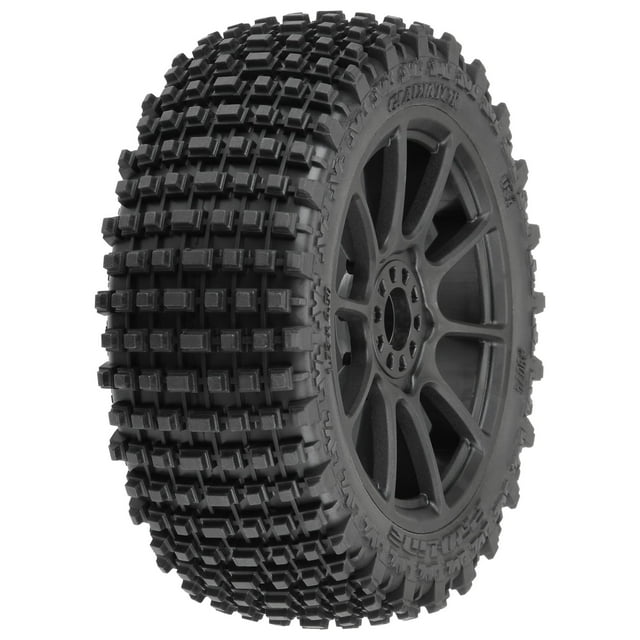 Pro-line Racing 1/8 Gladiateur M2 Fr/Rr BgyTire MTD Blk Mach 10 2 PRO907421 Pneu RC