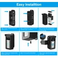 thumbnail image 4 of Anti-Theft Video Doorbell Mount No Drill: Blink Door Bell Camera Adjustable Angle Holder - Anti Theft Video Door Bell Mounting Bracket Door Security Apartment Essentials, Easy to Install, 4 of 9