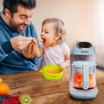 thumbnail image 3 of EVLA'S Baby Food Maker, Steamer, Blender, Baby Food Processor for Healthy Homemade Baby Food in Minutes, Touch Screen with 6 Reusable Food Pouches, Baby Registry Essential, Blue, 3 of 5