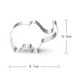 thumbnail image 2 of MasteelfCA Lovely Elephant Cookie Cutter Stainless Steel Biscuit Molds for Home Kitchen Baking, 2 of 4