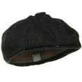 thumbnail image 4 of Big Wool Blend Newsboy Cap - Charcoal XL-3XL, 4 of 5