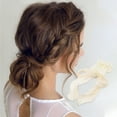thumbnail image 2 of Unique Bargains 1 Pc Elegant Hair Scarf Scrunchies Hair Ties Beige, 2 of 5