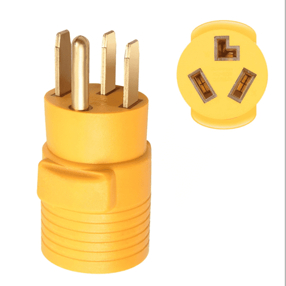 BALoFI 50A to 30A Dryer Adapter NEMA 14-50P to 10-30R 4-Pin to 3-Pin for RV Generator Welder Dryer
