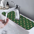 thumbnail image 7 of Logiee green Christmas Element Print Kitchen Sink Splash Guard Faucet Mat for Splash Guard Behind Faucet Drip Catcher for Kitchen,Bathroom,Sink Mat,Dish Drying Mat,Bathroom-15" X 5.5", 7 of 7