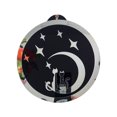 thumbnail image 5 of Colgante redondo de acrílico, soporte de acrílico, pintura colgante de acrílico creativa para bricolaje, decoración de personalidad, patrón de estrellas y luna, 5 of 5