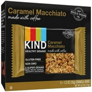 Kind Healthy Grains Caramel Macchito Bar, 6.2 oz, (Pack of 6)