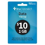 TruConnect $10 Data 1.0 GB e-PIN Top Up (Email Delivery)