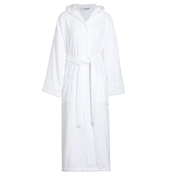 Spa & Resort Spa and Resort White Terrycloth Bathrobe With Hood. 100