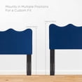 thumbnail image 4 of Modway Current Modern Performance Velvet Twin Platform Bed - Navy, 4 of 12
