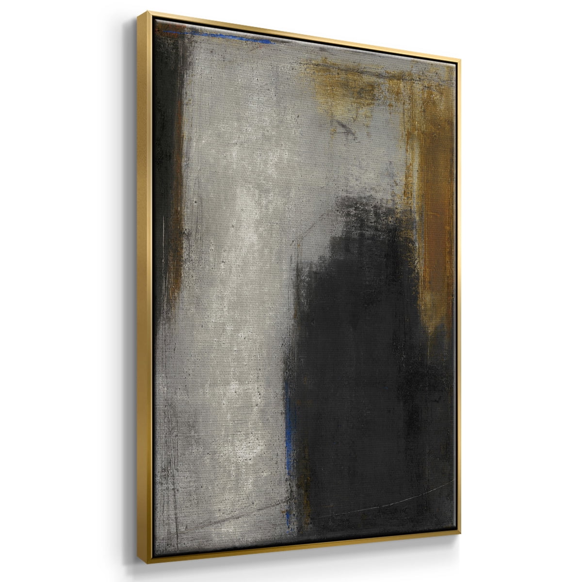 On My Way to Lately Framed Premium Gallery Wrapped Canvas - Ready to Hang - 17 x 25 - Gold Floating Frame