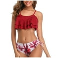 thumbnail image 1 of Birdeem Mode Femmes Maillots de Bain Deux Pièces Volants Vêtements de Bain Robe de Plage, 1 of 12