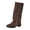 Brown, variant on Mens Medieval Style Ankle Boots Pointed Toe Slip On Short Boots For Men Halloween Casual Footwear Black US:8.5