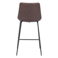 thumbnail image 6 of Byron Counter Stool Brown Counter Stool, Modern Style, Plush and durable faux leather fabric, Plywood, Indoor Bar, 6 of 10