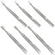 thumbnail image 4 of Juego de 6 pinzas de acero inoxidable para sellos, herramientas para coleccionistas, pinzas multiusos para manualidades en metal., 4 of 7