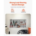 thumbnail image 2 of VEVOR 2 x 4 ft Slat Wall Paneling PVC Grey Garage Slatwall with Modular Design, 2 of 9