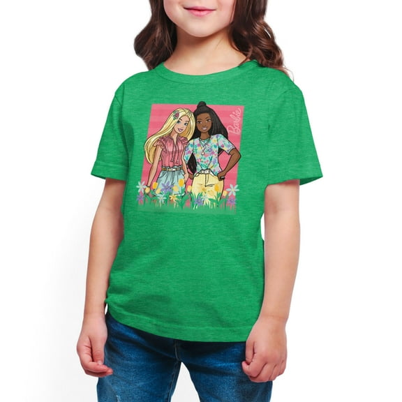 Barbie - Spring Easter Barbie And Friend - Toddler And Youth Short Sleeve Graphic T-Shirt