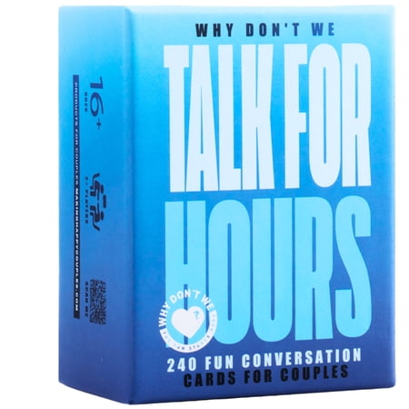 Talk For Hours Couples Game – 240 Conversation Starter Cards Across 5 Categories for Fun Date Nights
