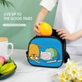thumbnail image 6 of Adventure Time Jake Dog Finn Portable Insulated Lunch Bag Lunch Box Unisex Reusable Therma Meal Bento Bag Lunchbag Picnic Bag, 6 of 8