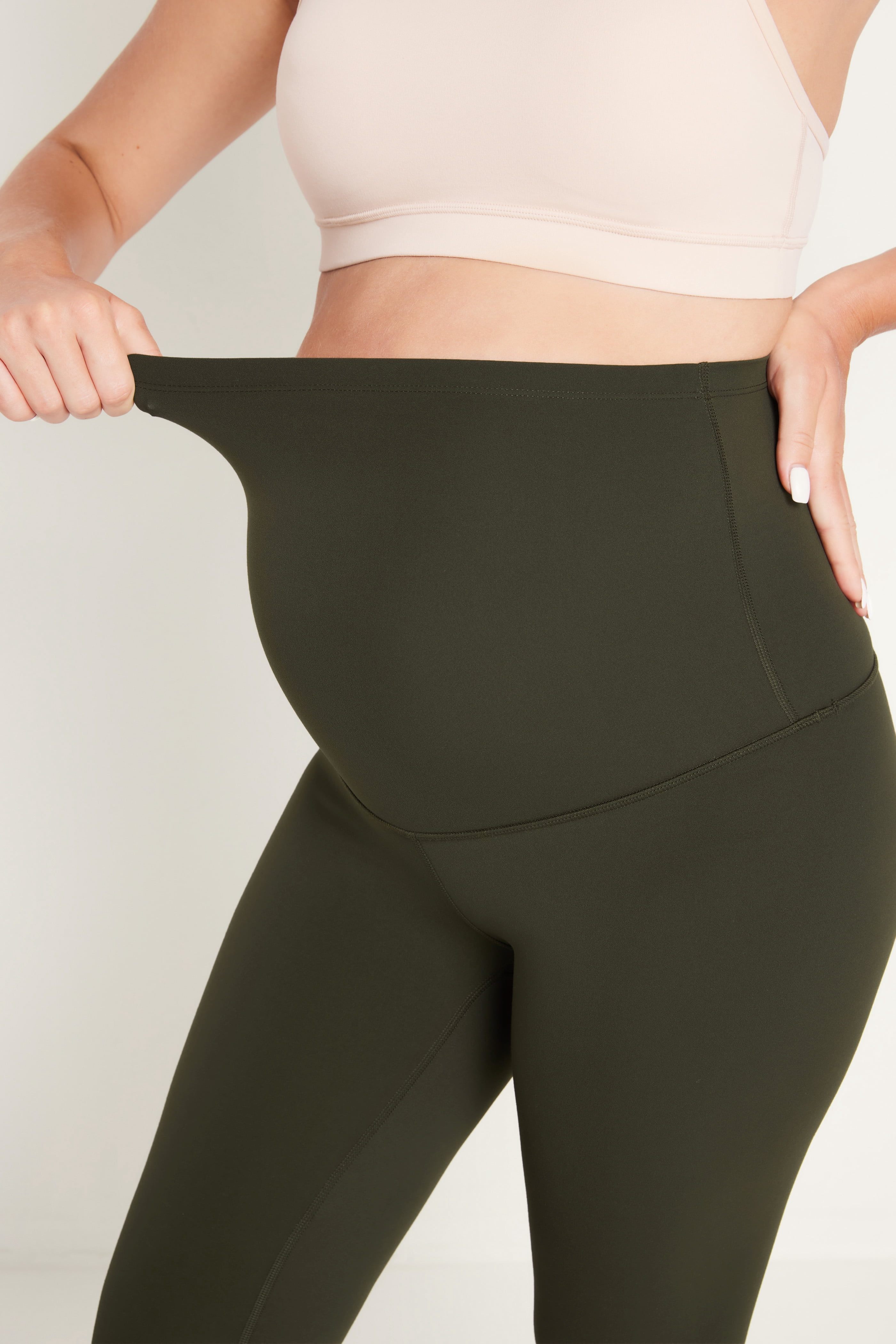 CRZ YOGA Womens Butterluxe Maternity Leggings over the Belly 25'' Soft Workout Yoga Pregnancy Pants