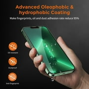 UNBREAKcable Screen Protector for iPhone 13 Pro Max/14 Plus, Double Shatterproof Tempered Glass, 9H Hardness, 3-Pack