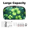 thumbnail image 3 of Saint Patrick's Day Hard Drive Cases Cable Organizer Small Travel Electronic Organizer Charger Case Organizer Oxford Fabric Waterproof Storage Bag for Protecting Electronic Gadgets - 5.9x9.44x3.14 in, 3 of 6