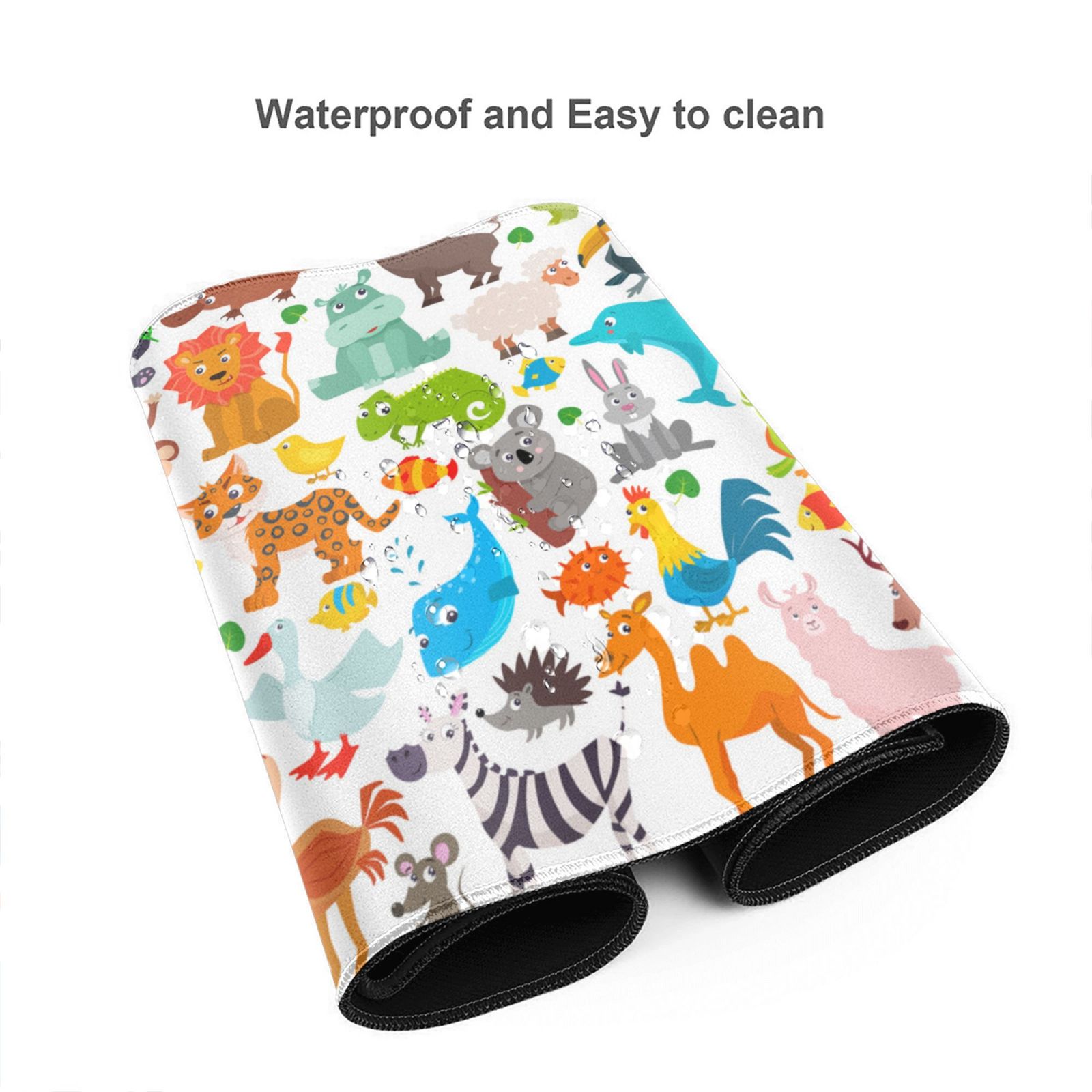 Kdxio Animals Print Large Gaming Mouse Pad,Non-Slip Base,Water Resist Keyboard Pad for Gamer,Office & Home,29.5 x 15.8 in