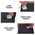 thumbnail image 2 of TACVASEN Men's Lightweight Water Resistant Cargo Shorts 10" Quick Dry Brethable Hiking Golf Shorts with 5 Zipper Pockets for Summer Outdoor sports Casual Work Dark Gray 34, 2 of 8