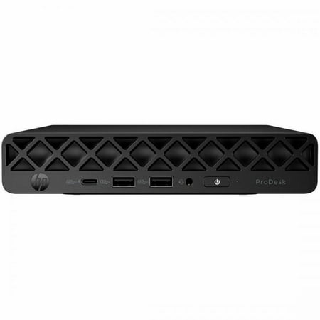 HP ProDesk 4 G1i Desktop Computer - Intel Core Ultra 7 265T - vPro Technology - 16 GB - 256 GB PCI Express NVMe SSD - Mini PC - Jack Black - Intel Q870 Chip - Windows 11 Pro - Intel DDR5 SDRAM - Wi...