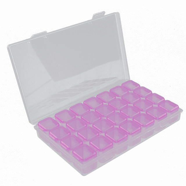 Caja organizadora de diamantes de imitación, caja de almacenamiento de dijes de uñas acrílicas 3D Namotu CPB-US-CJZ365-4