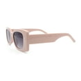 thumbnail image 4 of Womens Star Stud Rectangle Mod Thick Temple Plastic Retro Sunglasses Pink - Smoke, 4 of 5
