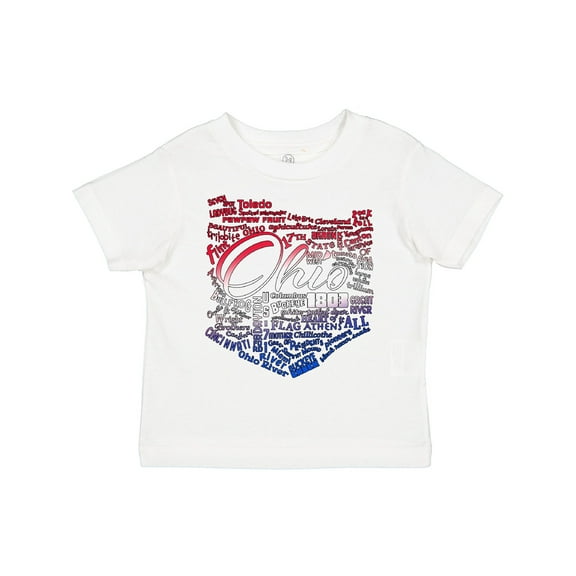 Inktastic Ohio Word Salad Boys or Girls Toddler T-Shirt