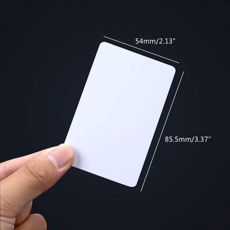 100 Blank PVC ID Cards For Inkjet Printers - Double Sided, CR80 Size (30 Mil) 2 thumbnail image