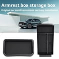 thumbnail image 2 of Car Armrest Storage Box for Jaecoo J7 PHEV, Center Console Organizer Tray, Custom Fit Interior Tidying Solution for 2023-2025 Models, Black, 2 of 8