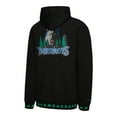 thumbnail image 3 of Unisex Mitchell & Ness Black Minnesota Timberwolves Vintage Heavyweight Hoodie, 3 of 6