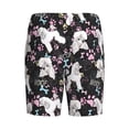 thumbnail image 7 of Daiia Cute Poodle Dog Mens Woven Stretch Pajama Short,Short Pajama Pants-XX-Large, 7 of 7