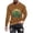 Brown, variant on ZRGHAOYLQ St. Patrick's Day Crewneck Shirts Big and Tall Plus Size T Shirts Cotton Mens Funny Shamrock Print Long Sleeve Pullover Soft Comfy Shirt Tops